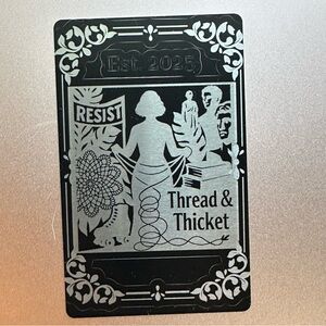 Engraved Aluminum Business Cards